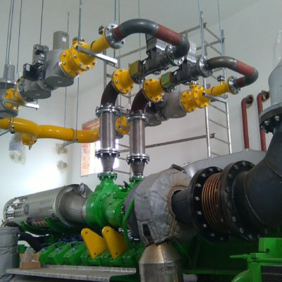 Construction of gassification-cogeneration plant