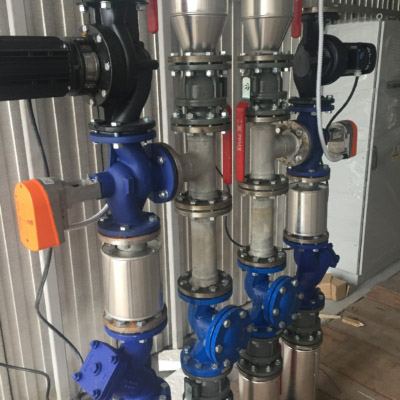Heat pipe construction and mechanical installations in pulp and biomass drier Drvni centar Glina
